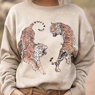 Twin Tigers Mineral Wash Sweatshirt