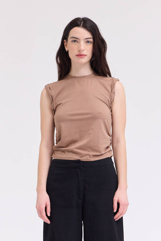 Twist Detail Sleeveless Top