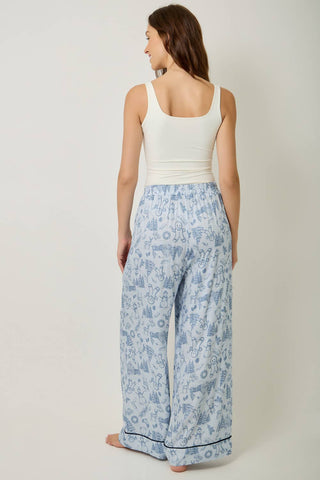 Gingerbread Toile Pajama Pants