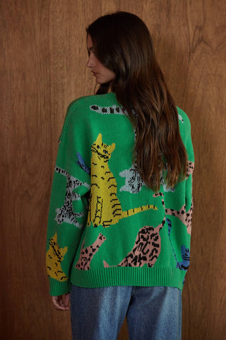 The Safari Animal Jacquard Sweater