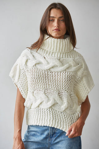 The Ember Cable Knit Turtleneck