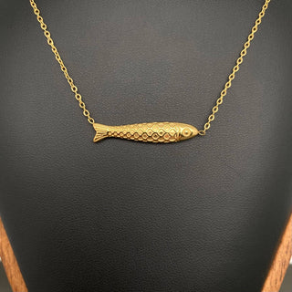 Fish Charm Statement Necklace