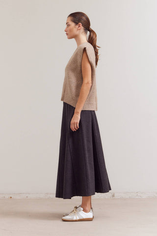 The Umber Knit Shell