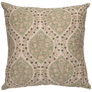 Ogee Block Print Pillow