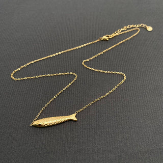 Fish Charm Statement Necklace