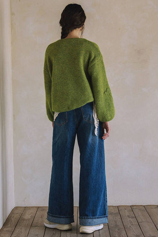 The Meadow Embroidered Floral Sweater