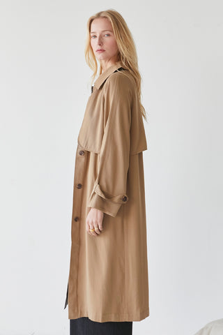 Susie Tencel Trench Coat