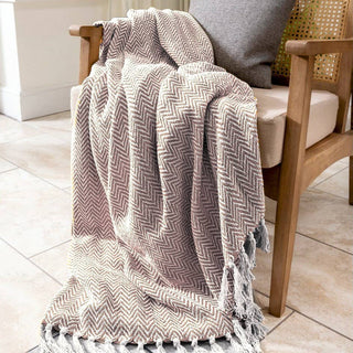 Cotton Chevron Throw