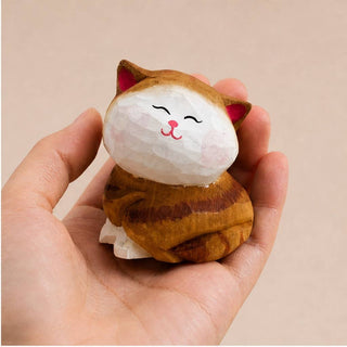 Smug Cat Figurine