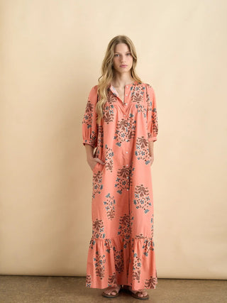 Sofia Maxi Dress - Coral