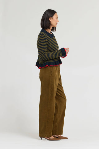 Sabrina Ruffle Hem Cardigan