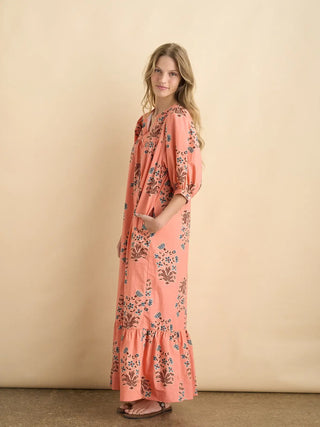 Sofia Maxi Dress - Coral