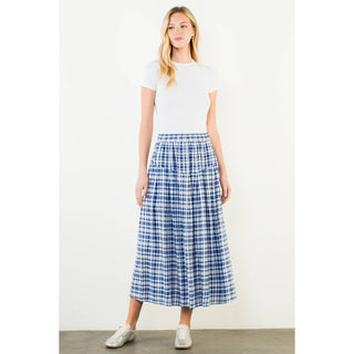 The Seaside Plaid Skirt
