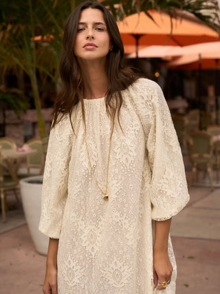 Megan Lace Midi Dress