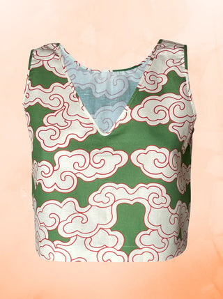 Wild Clouds Crop Tank