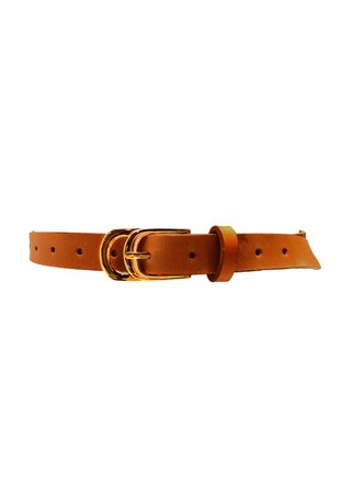 Sabrina Infinity Leather Belt – Cognac