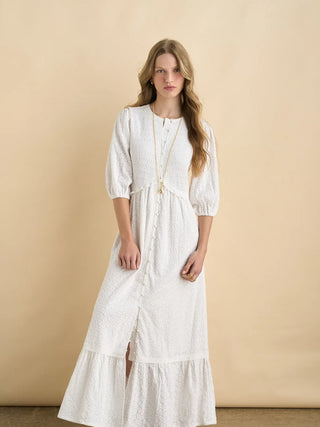 Magnolia Maxi Dress -  White