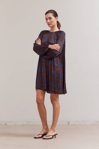 The Onyx Plaid Mini Dress
