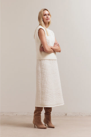Clair Cable Knit Vest