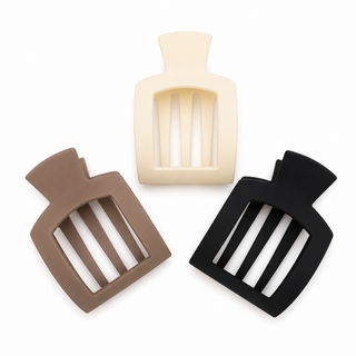 Everyday Flat Hair Claw Clips - Medium