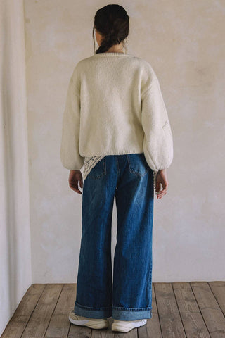 The Meadow Embroidered Floral Sweater