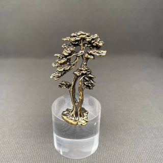 The Brass Pine Tree Desktop Ornament