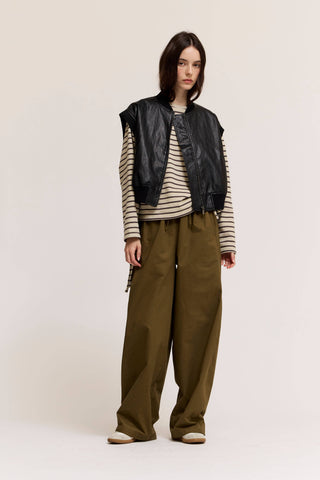 The Sloan Leather Vest