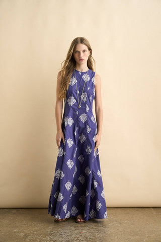 Helena dress blue