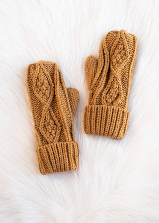 Cable Knit Mittens