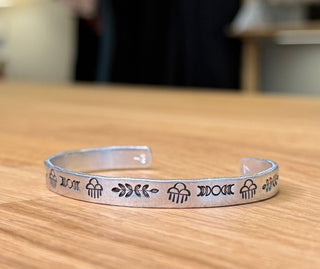 Hand Stamped Bracelet