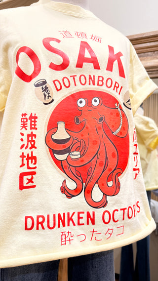Hinoki:REE - Osaka Dotonbori Vintage Graphic T-shirt