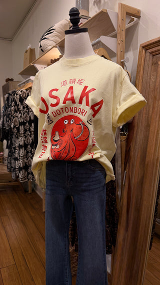Hinoki:REE - Osaka Dotonbori Vintage Graphic T-shirt