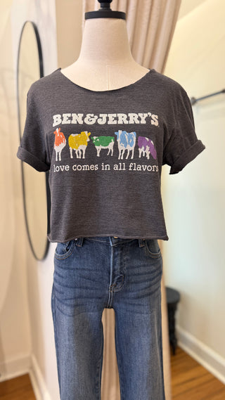 Hinoki:REE - Ben & Jerry’s “Love Comes in All Flavors” Vintage Graphic T-shirt