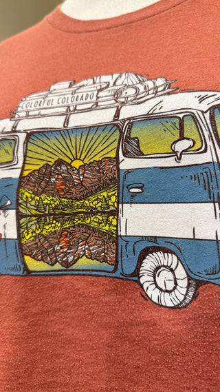 Hinoki:REE - Wild Tribute Camper Van Tshirt