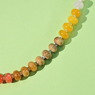 Blush Beam Stone Necklace