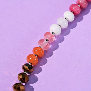 Ruby Blush Stone Necklace