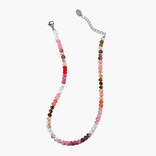 Ruby Blush Stone Necklace