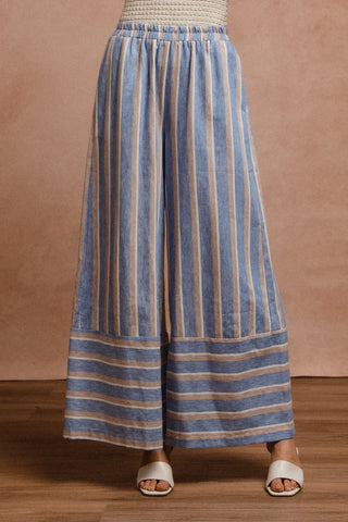 Florence Striped Wide Leg Pants