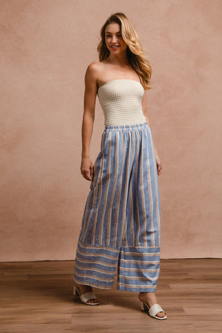Florence Striped Wide Leg Pants