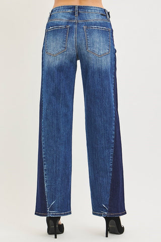 Dark Two Tone Jeans
