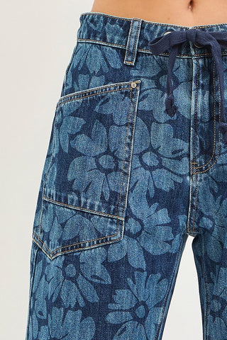 The Nightgarden Floral Barrel Jean