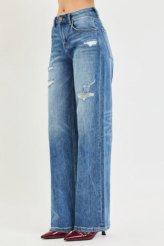 Frontier High Rise Wide Leg Jean