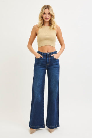 Indigo Wide Leg Jean