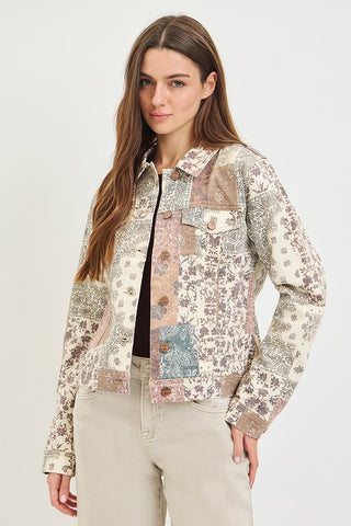 Caravan Paisley Denim Jacket
