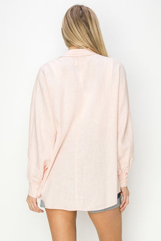 The Juliet Balloon Sleeve Linen Shirt