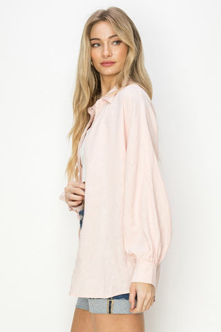 The Juliet Balloon Sleeve Linen Shirt