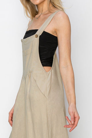 The Potter's Linen Wide Leg Overalls