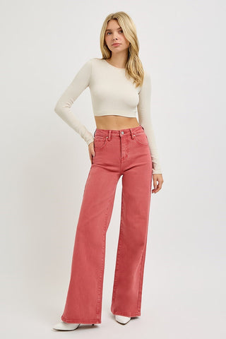 Persimmon Wide Leg Jean