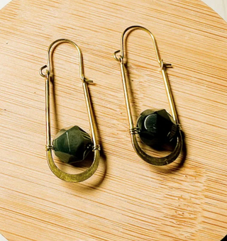 Oval Abacus Earrings