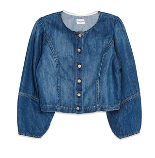 Cici Balloon Sleeve - Laurel